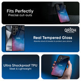 Cloudy Galaxy Glass Case for Samsung Galaxy S26 5G