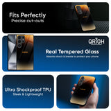 Grainy Yellow Glass Case for Samsung Galaxy M36 5G