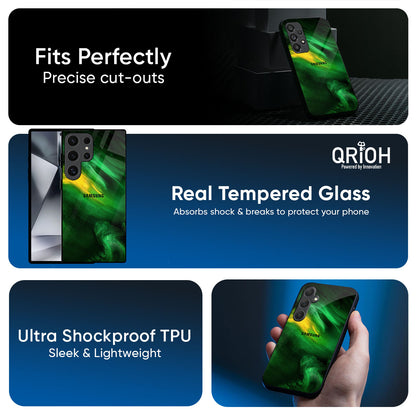 Forest Galaxy Glass Case for Samsung Galaxy M56 5G