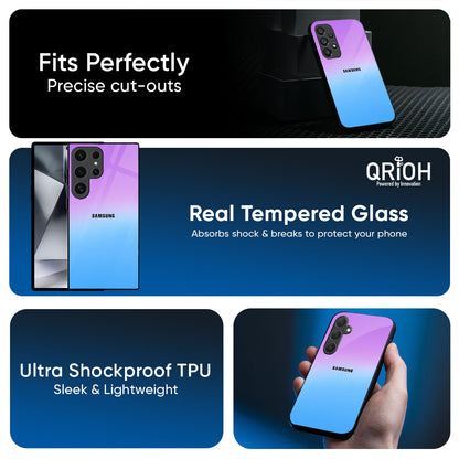 Unicorn Pattern Glass Case for Samsung Galaxy M56 5G
