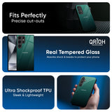 Palm Green Glass Case For Samsung Galaxy F17 5G