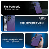 Indigo Pastel Glass Case For Samsung Galaxy M17 5G