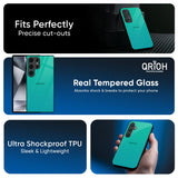 Cuba Blue Glass Case For Samsung Galaxy F17 5G