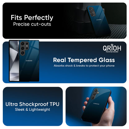 Sailor Blue Glass Case For Samsung Galaxy M56 5G