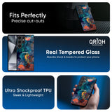 Colored Storm Glass Case for Samsung Galaxy M16 5G