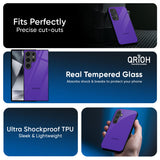 Amethyst Purple Glass Case for Samsung Galaxy A37 5G