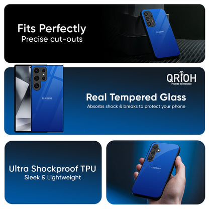 Egyptian Blue Glass Case for Samsung Galaxy A57 5G