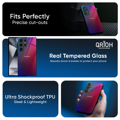 Magical Color Shade Glass Case for Samsung Galaxy M56 5G