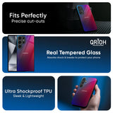 Magical Color Shade Glass Case for Samsung Galaxy M17 5G