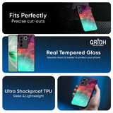 Colorful Aura Glass Case for IQOO Z10R 5G
