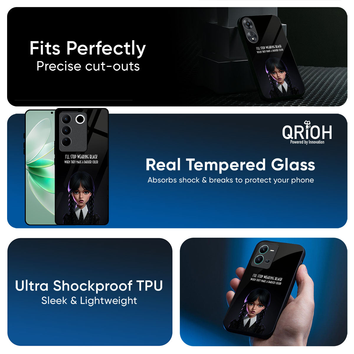 Aesthetic Digital Art Glass Case for iQOO Neo 10R 5G