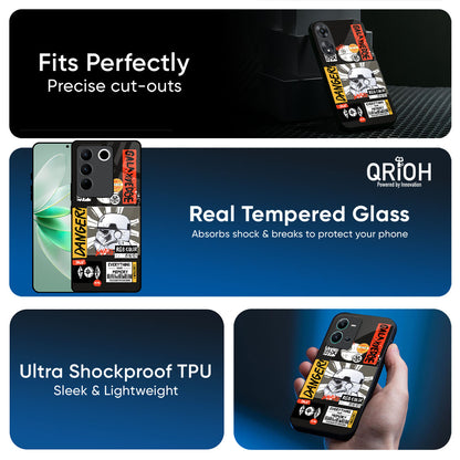 Galaxy Edge Glass Case for IQOO Z10R 5G