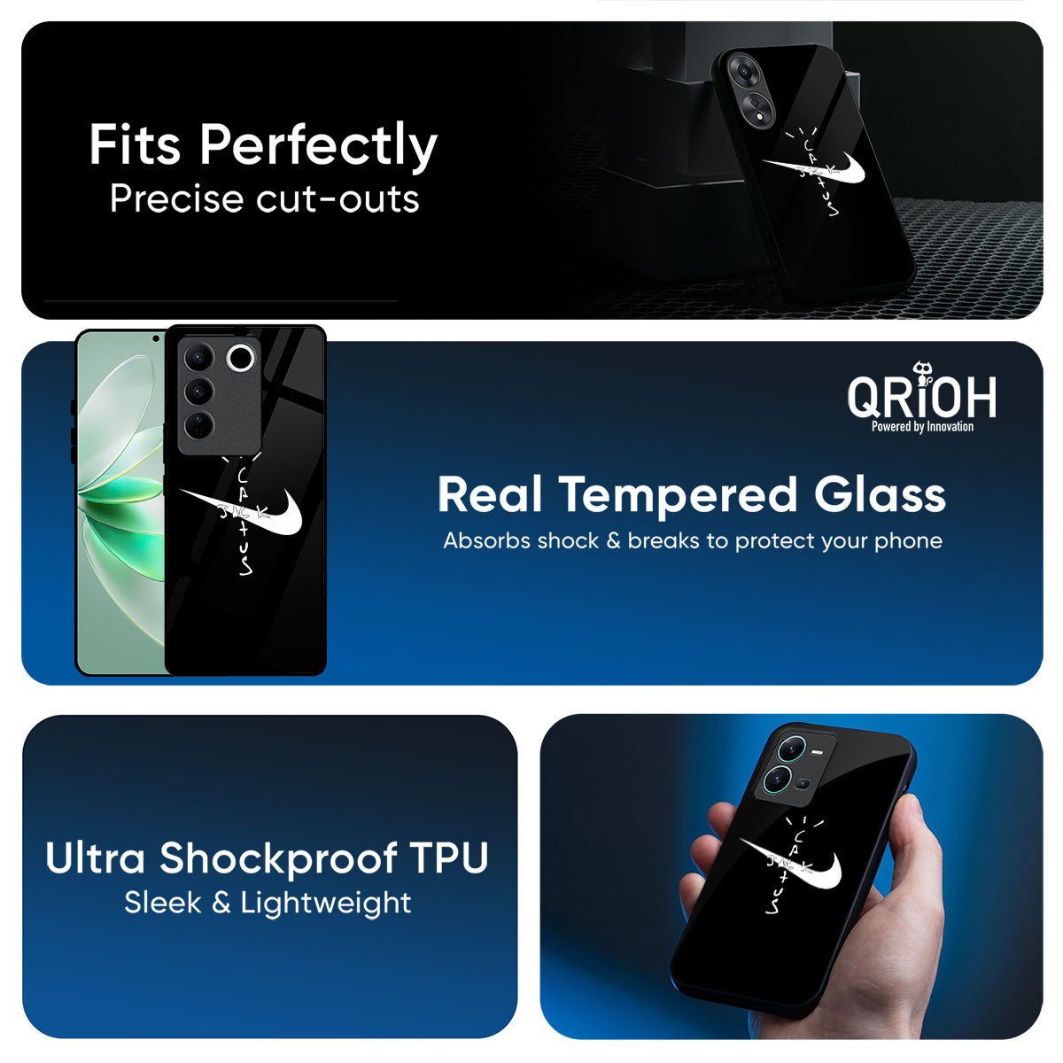 Jack Cactus Glass Case for iQOO 15R 5G