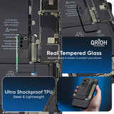 Skeleton Inside Glass Case for Vivo X300 5G