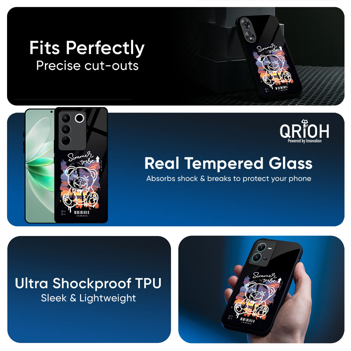 Summer Vibe Glass Case for Vivo X300 Ultra 5G