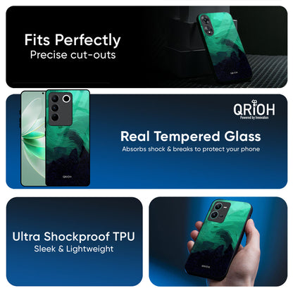 Scarlet Amber Glass Case for Vivo T4 5G