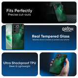 Emerald Firefly Glass Case For Vivo V60e 5G