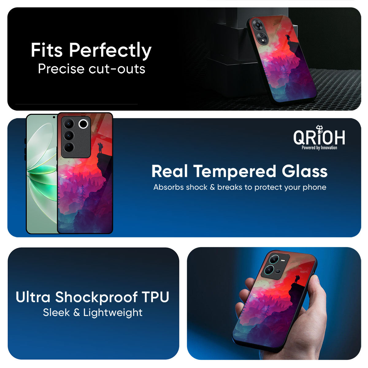 Dream So High Glass Case For IQOO Z6 5G