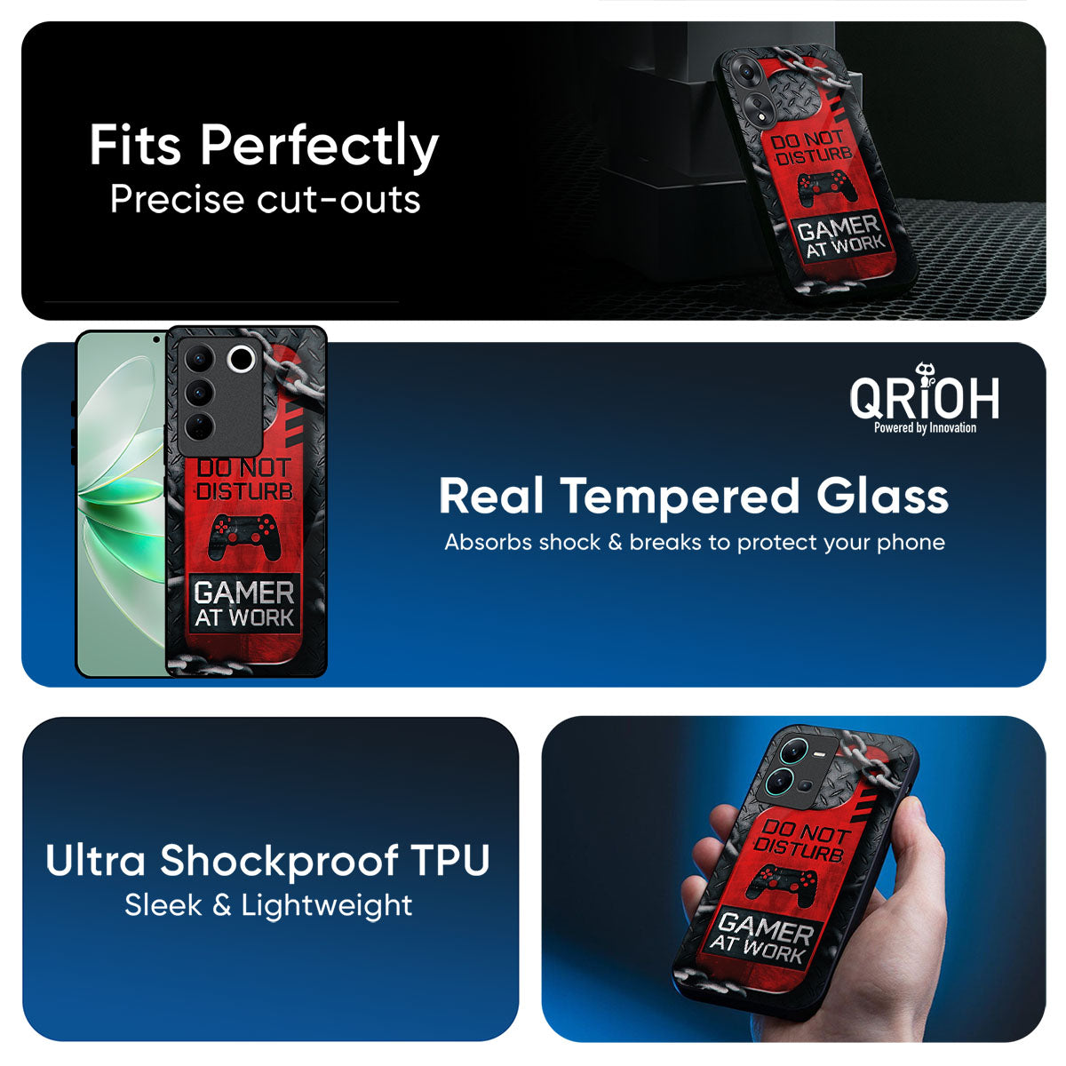 Do No Disturb Glass Case For iQOO 15R 5G