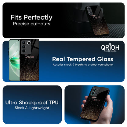 I Am The Queen Glass Case for Vivo Y400 Pro 5G