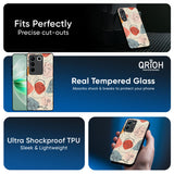 Abstract Faces Glass Case for Vivo V40e 5G