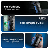 Dark Grunge Glass Case for Vivo Y21 5G