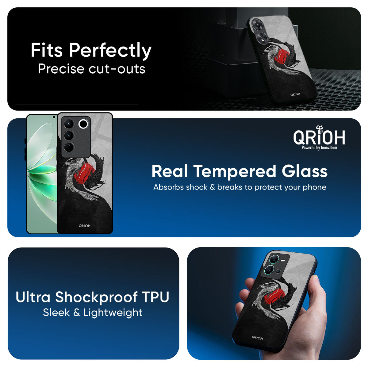 Japanese Art Glass Case for Vivo X200T 5G