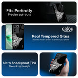 Kitten Mandala Glass Case for Vivo V50 5G