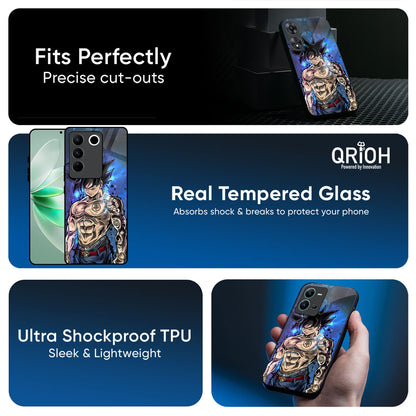 Branded Anime Glass Case for Vivo Y31 5G