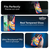 Monkey Wpap Pop Art Glass Case for Vivo T4x 5G