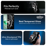 Wild Lion Glass Case for Vivo T4x 5G
