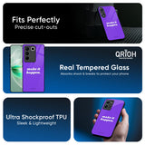 Make it Happen Glass Case for IQOO Z6 5G