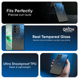 Blue Grey Ombre Glass Case for iQOO Neo 10R 5G