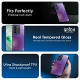 Ultraviolet Gradient Glass Case for Vivo Y31 5G