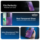 Ultraviolet Gradient Glass Case for Vivo T4x 5G