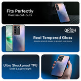 Blue Mauve Gradient Glass Case for Vivo V70 FE 5G