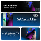 Viola Gradient Glass Case for Vivo T4x 5G
