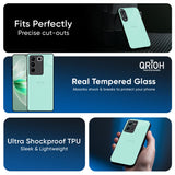 Teal Glass Case for Vivo T4x 5G