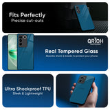 Cobalt Blue Glass Case for iQOO Neo 10 5G