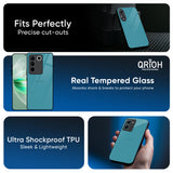 Oceanic Turquiose Glass Case for Vivo Y21 5G