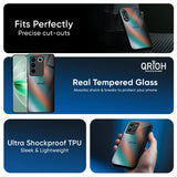 Melted Emerald Glass Case for Vivo V70 FE 5G