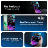 Brushy Color Glass Case for Vivo Y21 5G