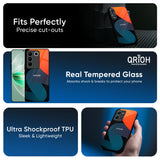 Bold Line Glass Case for IQOO Z6 5G