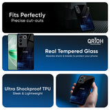 Blue Scratch Glass Case for Vivo X300 Pro 5G
