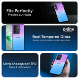 Unicorn Pattern Glass Case for Vivo Y200e 5G