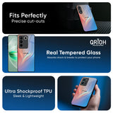 Mystic Aurora Glass Case for Vivo Y21 5G