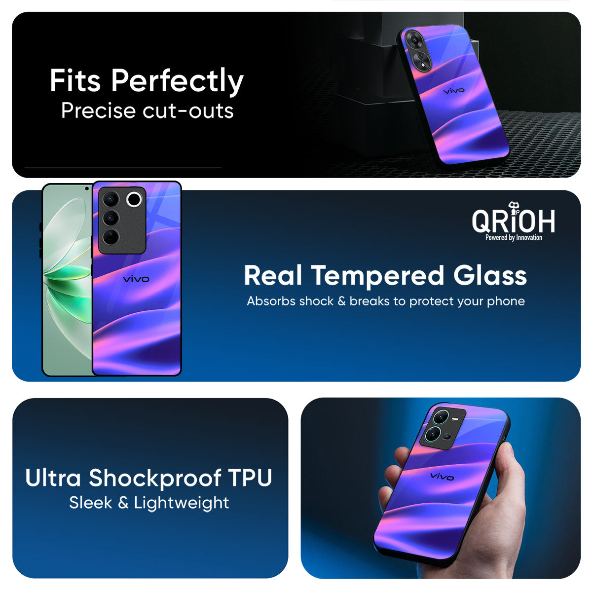 Colorful Dunes Glass Case for Vivo X300 Ultra 5G