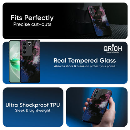 Smudge Brush Glass case for IQOO Z10R 5G