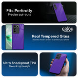 Amethyst Purple Glass Case for Vivo T4x 5G