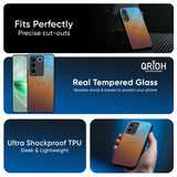 Rich Brown Glass Case for Vivo V50 5G